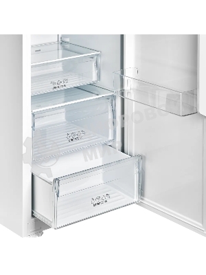 Встраиваемый холодильник Kuppersberg SRB 1781, High-Tech, ВхШхГ 177.2х54х54 см, объем 289 л, без МК, инверторный компрессор, электронное/сенсорное управление, скользящее крепление фасада, Total No Frost, LED освещение, энергоэффективность А+