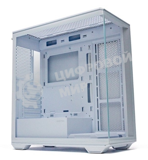 Корпус ATX Xastra Q600 6ARGB-C10-UC White без БП, боковая панель из закалённого стекла, USB 3, USB Type-C