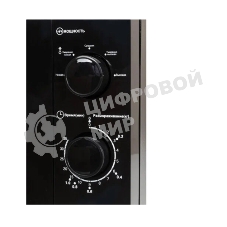 Микроволновая печь SUPRA 20MB25 черный, 20 л, 700 Вт, переключатели - поворотный механизм