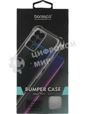 Чехол (клип-кейс) BoraSCO для Apple iPhone 16 Pro Max Bumper Case прозрачный