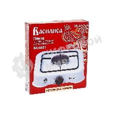 Плита настольная газовая ВАСИЛИСА ВА-6501, 1 конф. белая (10)