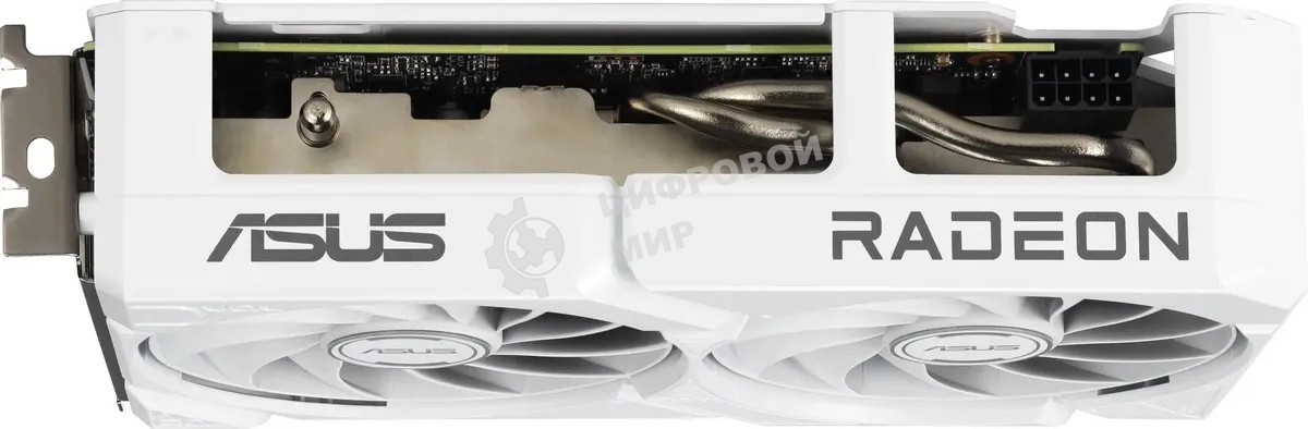 Видеокарта Asus DUAL-RX9060XT-16G-WHITE белый