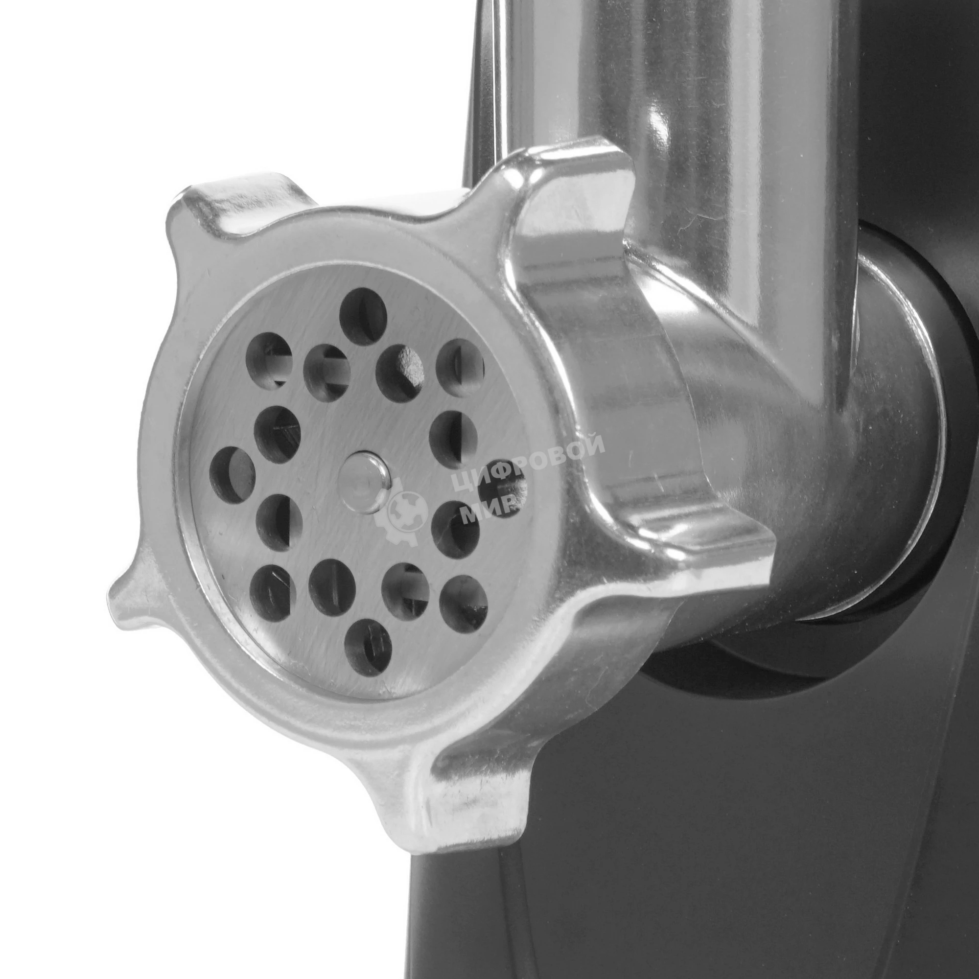 Мясорубка электрическая Moulinex ME112832 черный/серебристый, 1600 Вт, 1.9 кг/мин, реверс, защита от перегрузки, насадки - 5