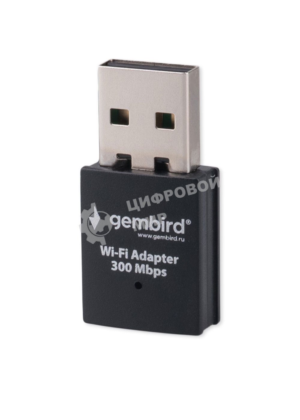 Сетевой адаптер Wi-Fi Gembird WNP-UA-005 300Мбит, USB, 802.11b/g/n