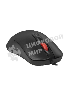 Мышь проводная Defender Omega MB-522 черный, 1600 dpi, USB, кнопки - 4