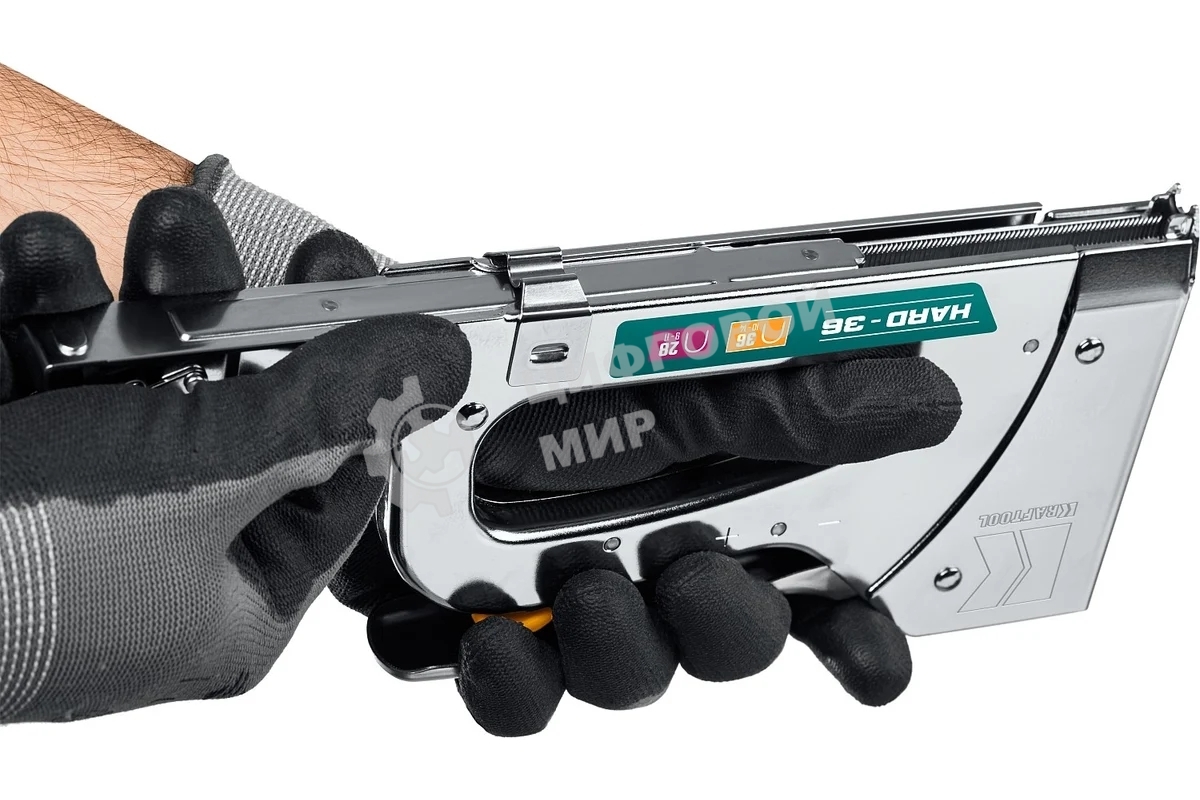 Кабельный рессорный степлер KRAFTOOL тип 36(10-14мм)/28, HARD-36