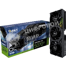Видеокарта Palit NVIDIA GeForce RTX 5070 Ti GamingPro OC 16Gb PCI-E 256bit GDDR7 2295/30000 HDMIx1 DPx3 HDCP Ret