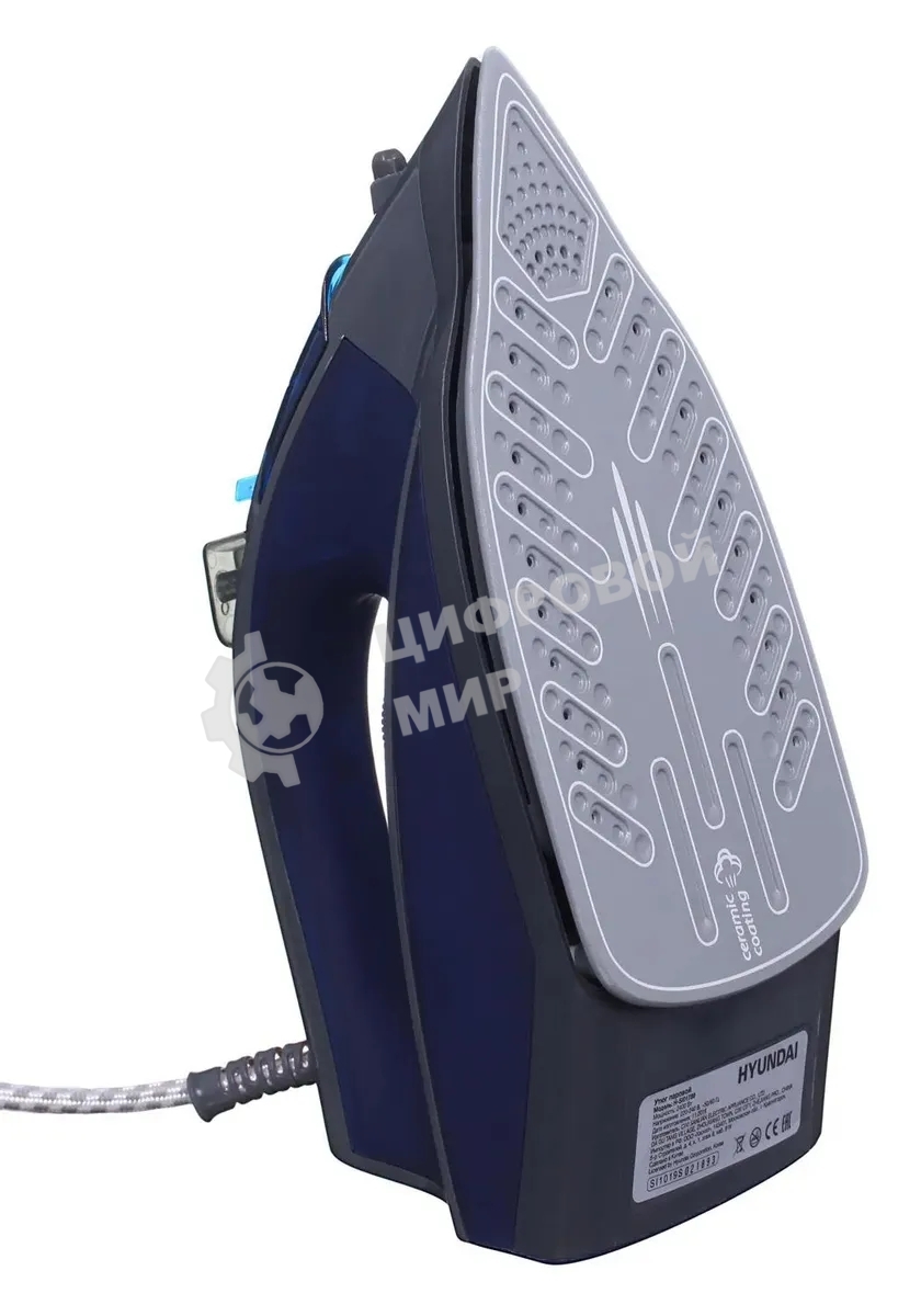 Утюг Hyundai H-SI01789 2400 Вт серый/темно-синий