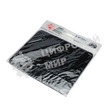 Коврик для мыши Gembird MP-BLACK-S, черный, 220х180х2мм, ткань/резина, пакет