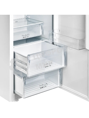 Встраиваемый холодильник Kuppersberg SRB 1781, High-Tech, ВхШхГ 177.2х54х54 см, объем 289 л, без МК, инверторный компрессор, электронное/сенсорное управление, скользящее крепление фасада, Total No Frost, LED освещение, энергоэффективность А+