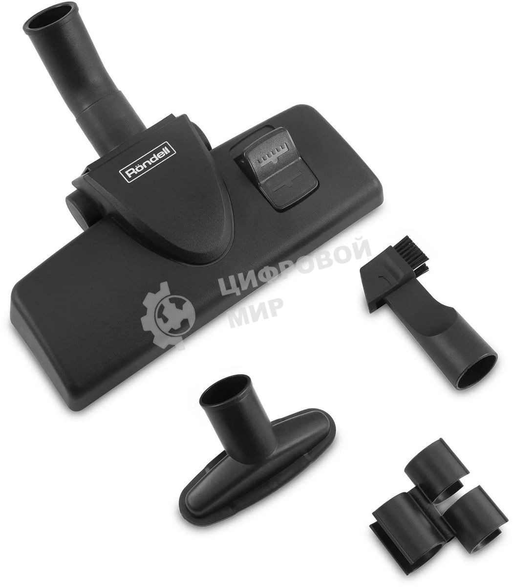 Пылесос Rondell RDE-2060 черный/серый, 500/2400 Вт, уборка сухой, пылесборник контейнер 2.5 л