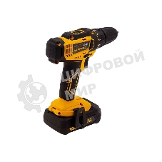 Дрель-шуруповерт Denzel CDL-18-02BM, 18 В, 2 Ач, 30 Нм, щеточный