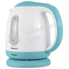 Чайник электрический Blackton Bt KT1701P 1.7 л, 2200 Вт, белый/мятный