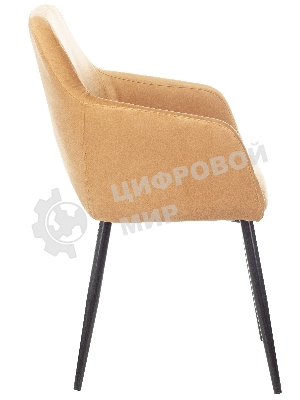 Кресло офисное Бюрократ CH-380F янтарный Italia 9, на ножках, металл черный