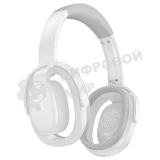 Беспроводные/проводные наушники Hoco W67 серый, полноразмерные, Bluetooth + проводной, складная конструкция, до 15 ч.