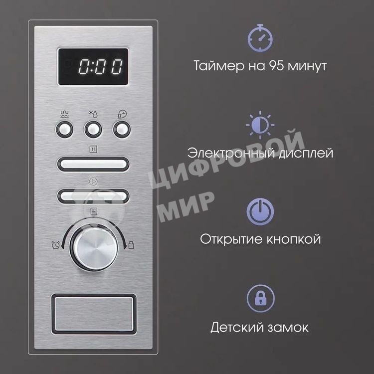 Встраиваемая микроволновая печь Zigmund & Shtain BMO 16.202 S