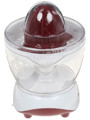 Соковыжималка Scarlett SC-JE50C06 белый/коричневый, цитрусовая, 25 Вт, 700 мл, механическое