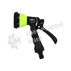 Пистолет-распылитель поливочный Deli DL8758 7 режимов распыления, диаметр шланга 3/4