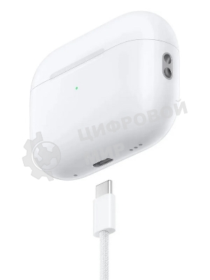 Наушники TWS Apple AirPods Pro 2 белый, внутриканальные, Bluetooth, активное шумоподавление