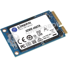 Накопитель SSD Kingston KC600, 256Gb, mSATA, R/W 550/500