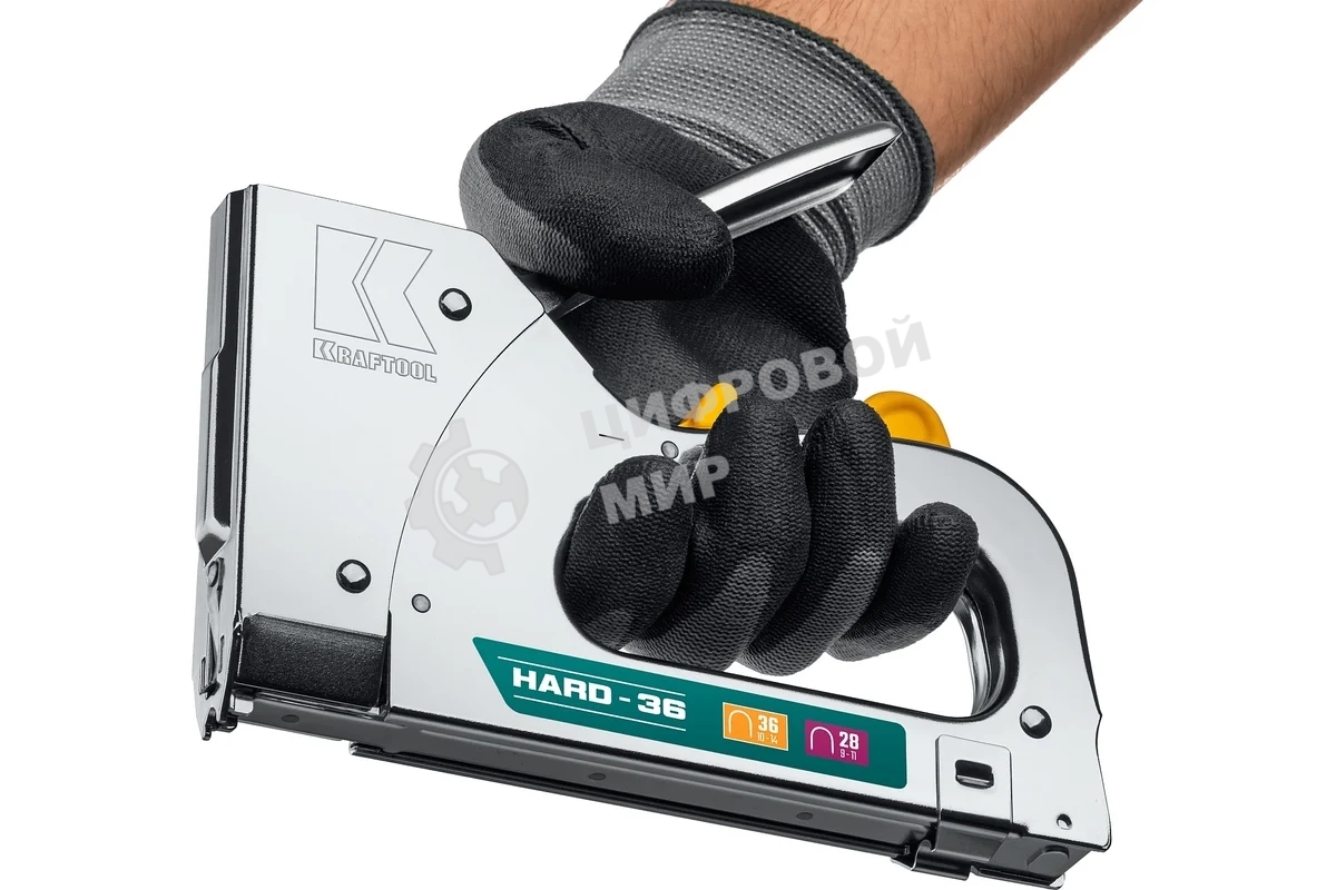 Кабельный рессорный степлер KRAFTOOL тип 36(10-14мм)/28, HARD-36