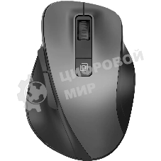 Мышь беспроводная Oklick 504MW черный/серый, 1600 dpi, радиоканал, USB, кнопки - 6