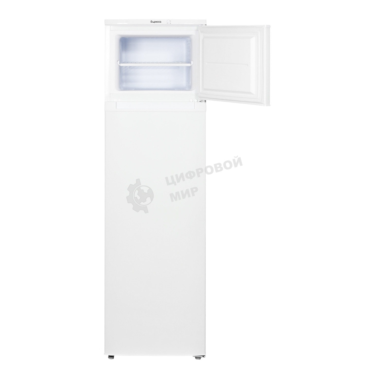 Холодильник Бирюса 424 белый двухкамерный 170/35л морозилка сверху