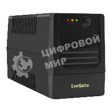 Источник бесперебойного питания ExeGate Power NB-400.LED.AVR.4C13 (400VA/240W, LED, AVR, 4*C13, батарея 12V 4.5Ah, Black)