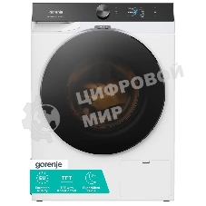 Стиральная машина Gorenje WG8X4AT4, белая, загрузка фронтальная 10.5 кг, 1400 об/мин, класс: A+++