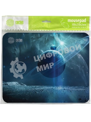 Коврик для мыши Cactus Saturn 300x250x2мм (CS-MPC-P03M)