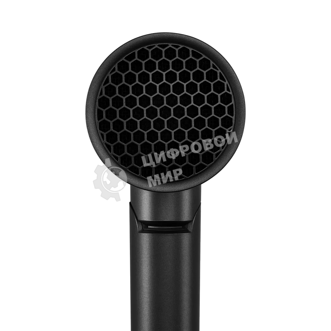 Фен Polaris PHD-2120 TI черный/фиолетовый, 2400 Вт, компактный, ионизация