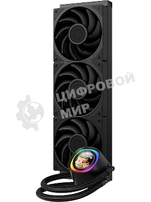 Система жидкостного охлаждения ID-Cooling FX360 LCD PE (Soc 1851/1700/1200/115X/AM5/AM4, 3x120мм fan, 2450rpm, 34.3 дБ, 350W, PWM 4-pin, Al+Cu) (FX360 LCD PE)