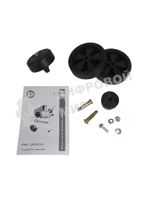 Компрессор КАЛИБР КМК-1600/24У 1.6кВт 8атм 24л 198л/мин 2выхода