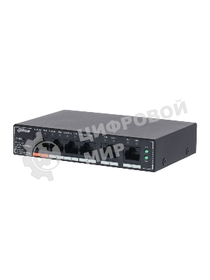 Коммутатор Dahua DH-SG4006P, 6×1 Гбит/с, управляемый