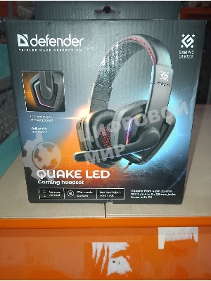 (Поврежденная упаковка) Игровая гарнитура DEFENDER Quake LED