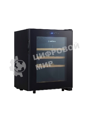 Винный шкаф Cellar Private CP023 черный, 60 л, 1 отсек, 23 бут.