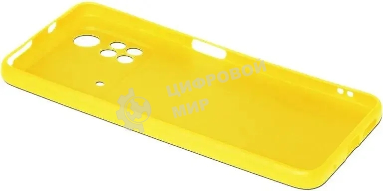 Чехол (клип-кейс) DF poCase-03 для Poco M4 Pro (4G) желтый