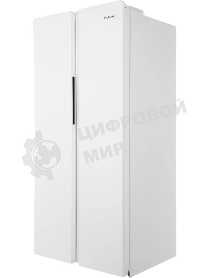 Холодильник Hyundai CS45082F белый двухкамерный 270/180л морозилка снизу, No Frost, Side by Side