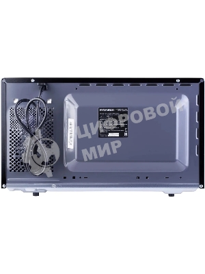 Микроволновая печь Hyundai HYM-D3010 черный, 23 л, 800 Вт, переключатели - кнопки, поворотный механизм