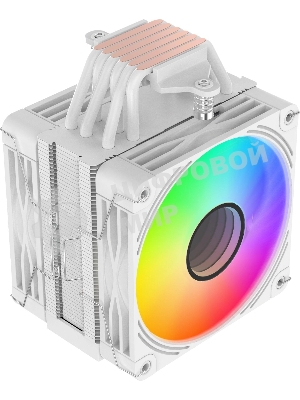 Кулер для процессора Bloody BD-AC230-ARGb1 ARGb белый, 120 мм, алюминий/медь, 1600 об/мин, 32 дБ, 4 pin, 230 Вт, 154 мм