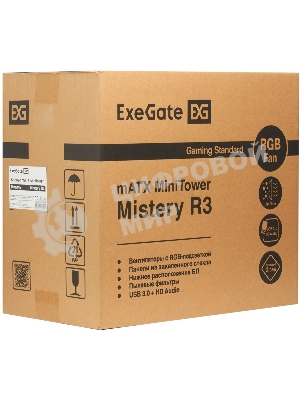 Компьютерный корпус Minitower ExeGate Mistery R3-NPX450