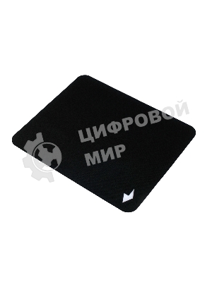 Коврик для мыши Gembird MP-BLACK-S, черный, 220х180х2мм, ткань/резина, пакет