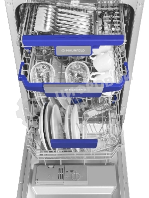 Встраиваемая посудомоечная машина Maunfeld MLP45230, белый, 44.8 см, 10 компл., 47 дБ, класс A++