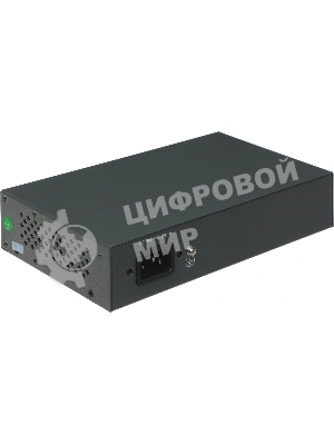 Коммутатор Digma DSP204F-2F-T80, 6×100 Мбит/с, неуправляемый