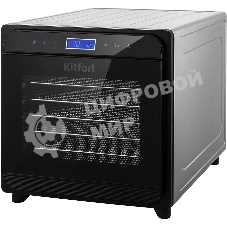 Сушилка для овощей и фруктов Kitfort КТ-1934 8под. 700Вт нержавеющая сталь