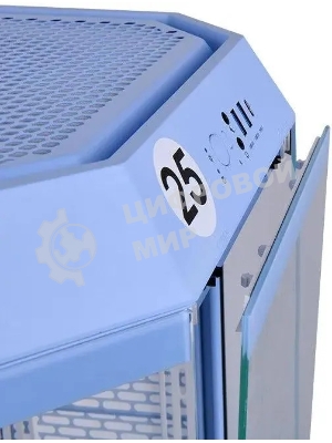 Компьютерный корпус Thermaltake The Tower 300 Hydrangea голубой без БП miniITX 8x120мм 6x140мм 2xUSB 3.0 audio bott PSU