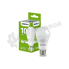 Лампа светодиодная GENERICA LL-A60-10-230-40-E27-G A60 10 Вт грушевидная 4000К E27 230В