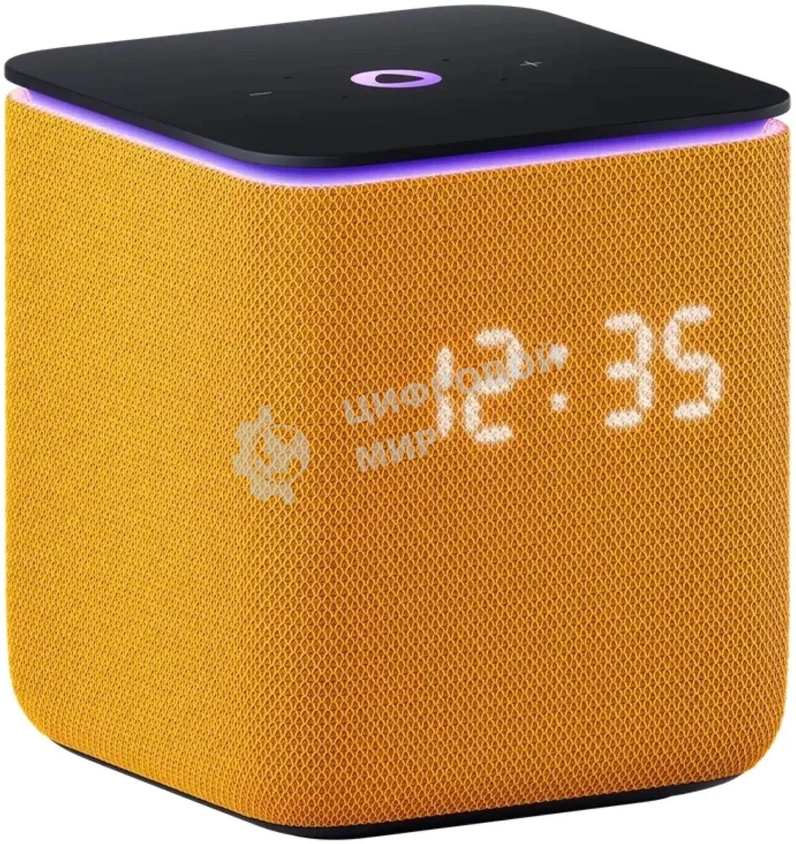 Умная колонка Яндекс Станция Миди, ZigBee, 24Вт, с голосовым ассистентом Алиса на YaGPT, оранжевый