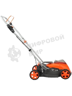 Газонокосилка аккумуляторная Patriot CM 432 (поставляется без акб 40В и зарядного), бесщеточ. двиг., 32 см, центр. регулир. 3 пол. 25-75, трав 30 л., мульчирование