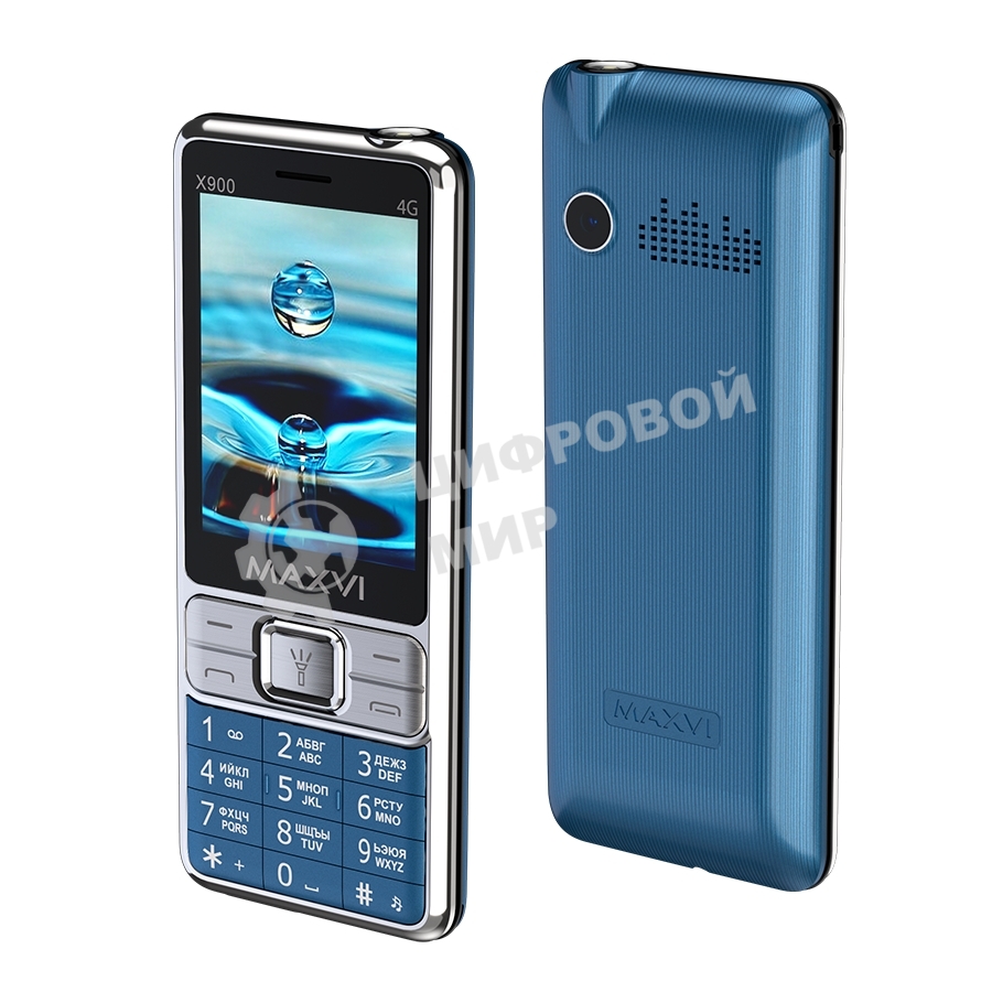 Мобильный телефон Maxvi X900 4G маренго